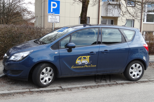 Ebersberger Autoteiler Opel Meriva mit Pate