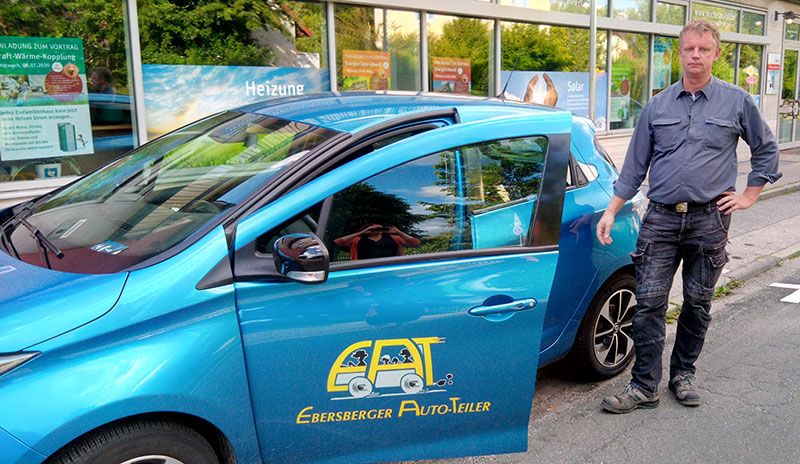 Ebersberger Autoteiler - Renault Zoe mit Pate